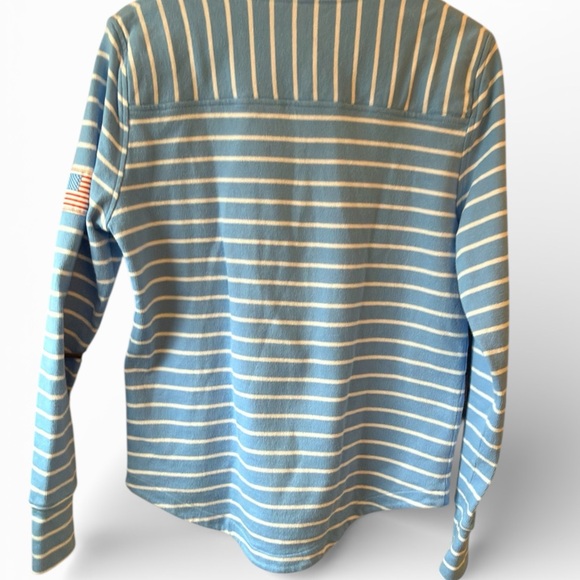 Vineyard Vines Women’s Quarter Zip Pullover Light Blue – Small - Picture 3 of 7